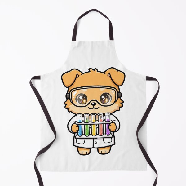 Item preview, Cute Dingo Scientist Rainbow Test Tubes Art designed and sold by Wildlife-Walk.