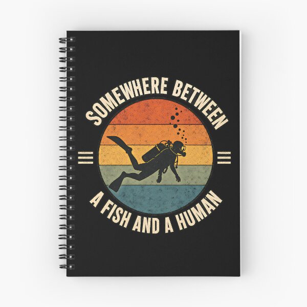 Item preview, Somewhere Between A Fish And A Human Diving Design designed and sold by MOCH- ART.