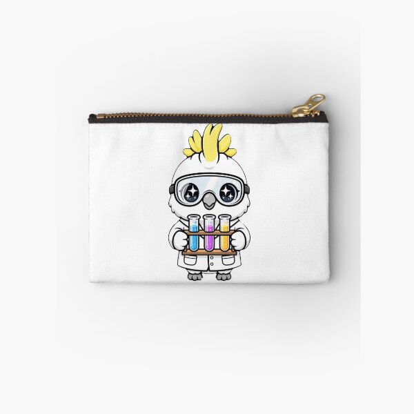 Item preview, Cute Cockatoo Scientist Rainbow Test Tube Rack designed and sold by Wildlife-Walk.