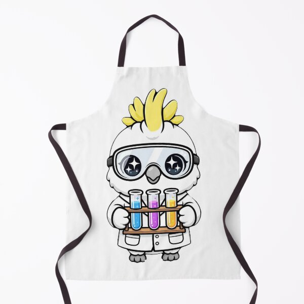 Item preview, Cute Cockatoo Scientist Rainbow Test Tube Rack designed and sold by Wildlife-Walk.