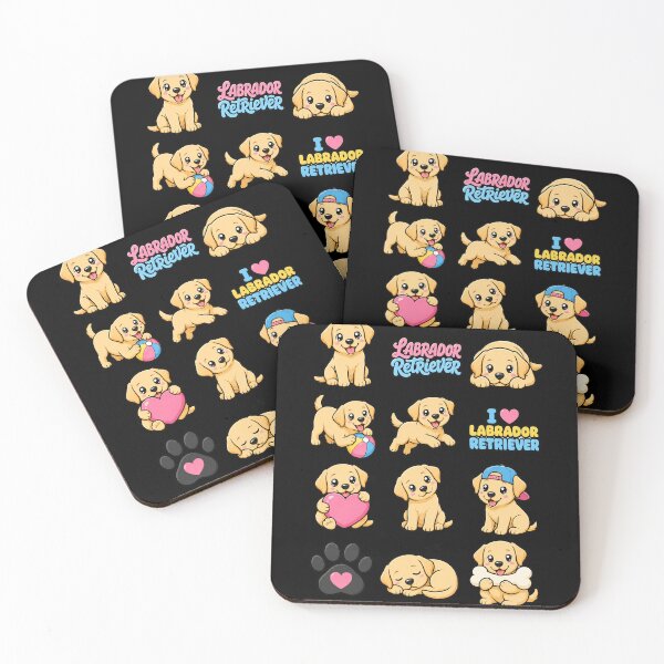 Item preview, Cute Labrador Retriever stickers and apparel design designed and sold by rafaeltto.