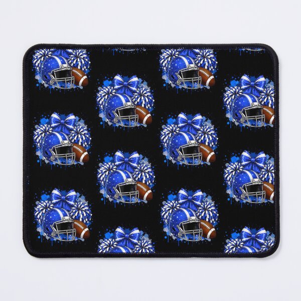 Item preview, Blue  White Game Day Team High School Football Cheer Mom designed and sold by Eat-Apples.