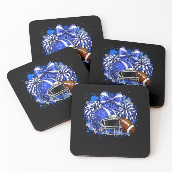 Item preview, Blue  White Game Day Team High School Football Cheer Mom designed and sold by Eat-Apples.