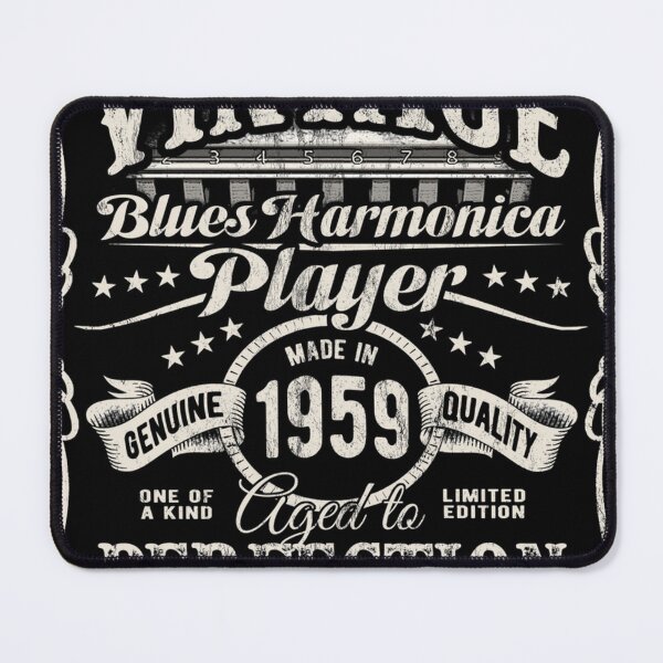 Item preview, Adam Gussow'S Vintage Blues Harmonica Player Made In 1959 designed and sold by havicestickt.