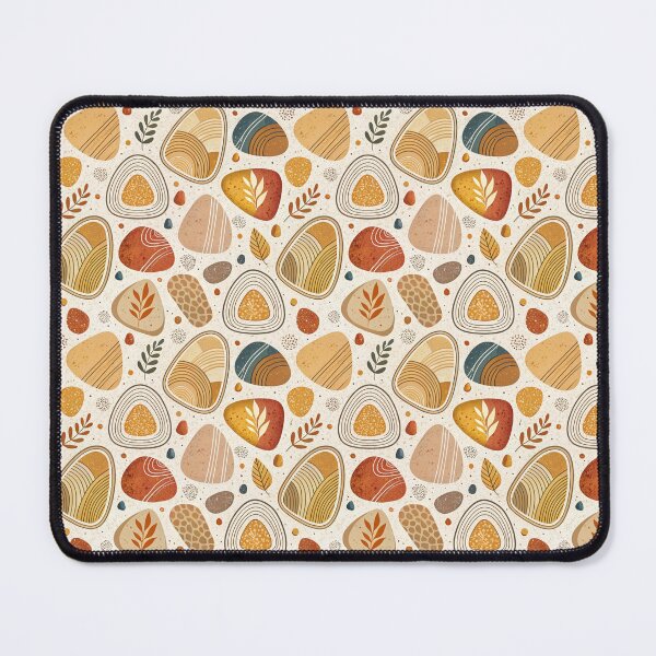 Item preview, Boho Terracotta Pebbles Pattern designed and sold by OpenFieldNotes.