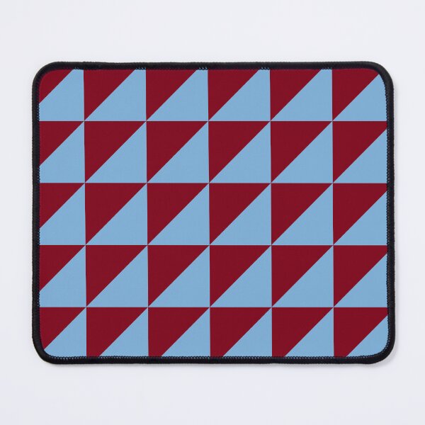 Item preview, Dark Red and Blue Geometric Grid in Triangles designed and sold by OneThreeSix.