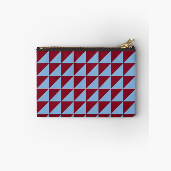 Item preview, Dark Red and Blue Geometric Grid in Triangles designed and sold by OneThreeSix.