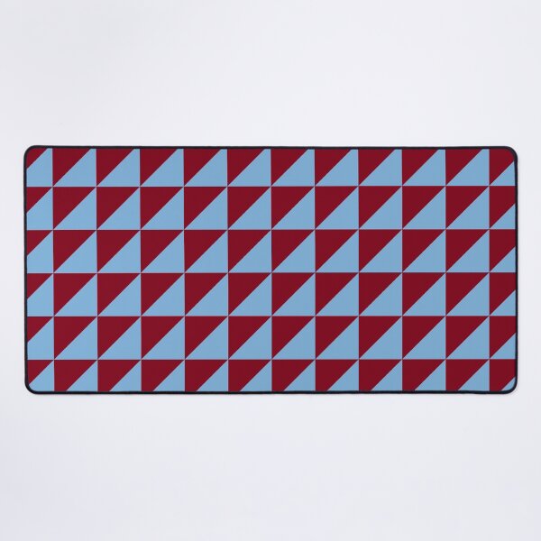 Item preview, Dark Red and Blue Geometric Grid in Triangles designed and sold by OneThreeSix.
