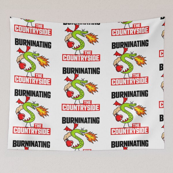 Item preview, Trogdor Burninating the Countryside Dragon inspired boxing designed and sold by Cadamurrovault.