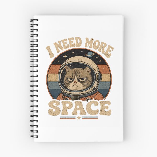 Item preview, I Need More Space Funny Astronaut Cat designed and sold by ZAKE-store.
