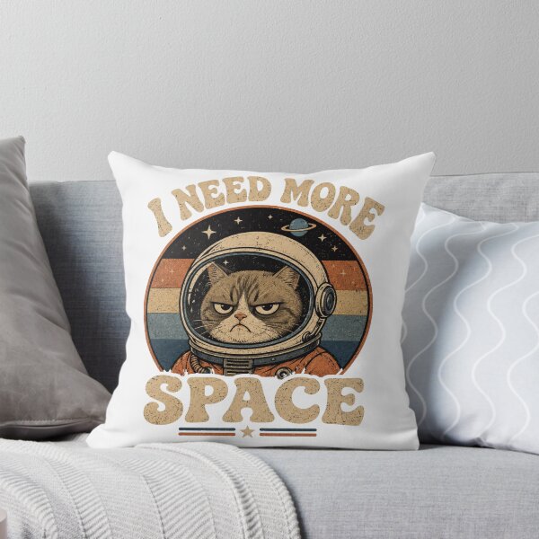 Item preview, I Need More Space Funny Astronaut Cat designed and sold by ZAKE-store.