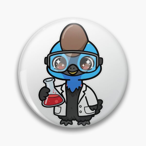 Item preview, Cute Cassowary Scientist Red Chemistry Flask Art designed and sold by Wildlife-Walk.