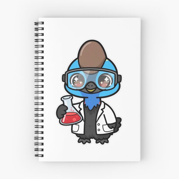 Item preview, Cute Cassowary Scientist Red Chemistry Flask Art designed and sold by Wildlife-Walk.