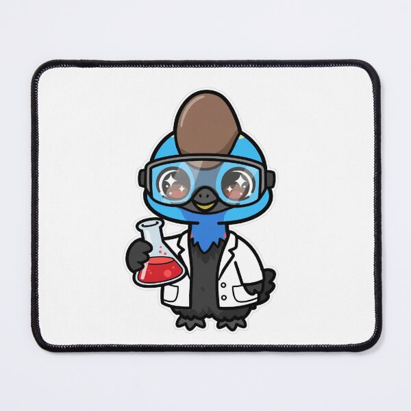Item preview, Cute Cassowary Scientist Red Chemistry Flask Art designed and sold by Wildlife-Walk.