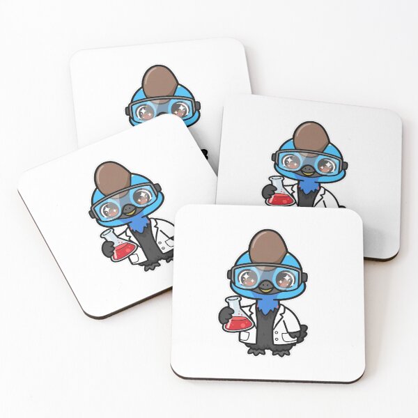 Item preview, Cute Cassowary Scientist Red Chemistry Flask Art designed and sold by Wildlife-Walk.