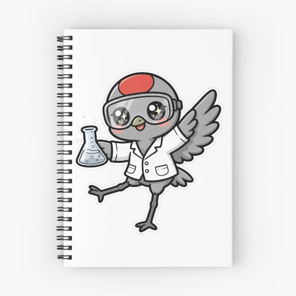 Item preview, Cute Brolga Scientist Dancing Chemistry Flask designed and sold by Wildlife-Walk.