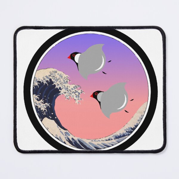 Item preview, Two Sparrows Over Breaking Wave designed and sold by numenee.