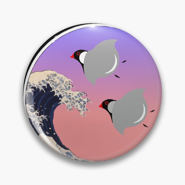 Item preview, Two Sparrows Over Breaking Wave designed and sold by numenee.