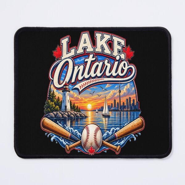 Item preview, Lake Ontario Baseball Vintage Sunset Sports Design designed and sold by FreeArt2.