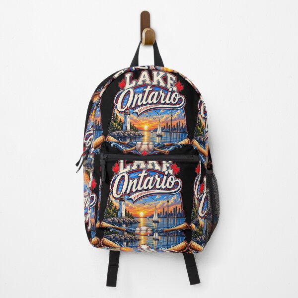 Item preview, Lake Ontario Baseball Vintage Sunset Sports Design designed and sold by FreeArt2.