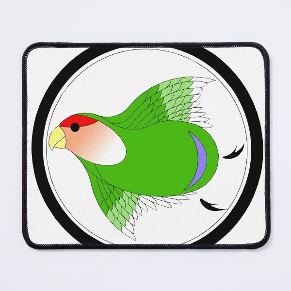 Item preview, Green Parrot Flying In Profile designed and sold by numenee.
