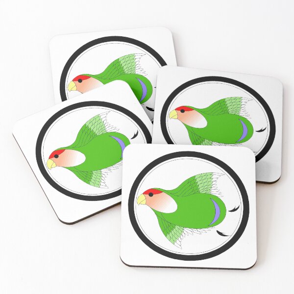 Item preview, Green Parrot Flying In Profile designed and sold by numenee.