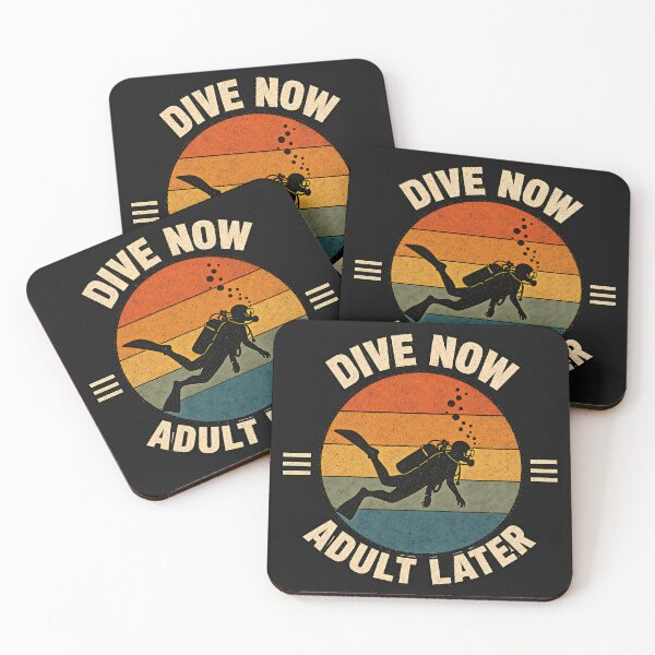 Item preview, Dive Now Adult Later Diving Design designed and sold by MOCH- ART.