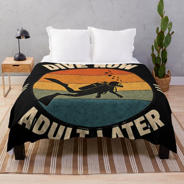 Item preview, Dive Now Adult Later Diving Design designed and sold by MOCH- ART.