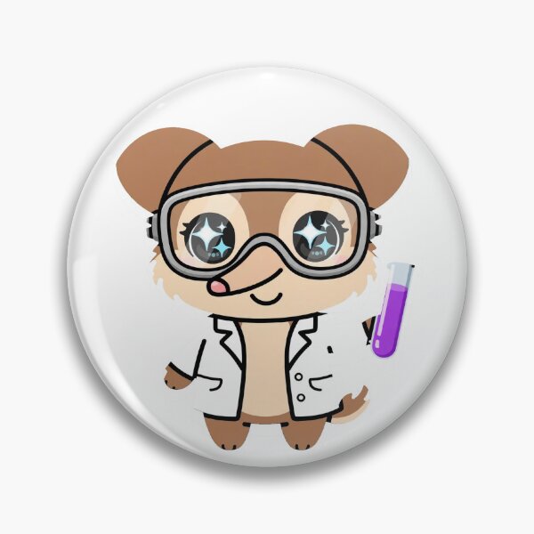 Item preview, Cute Bandicoot Chemist Purple Test Tube designed and sold by Wildlife-Walk.