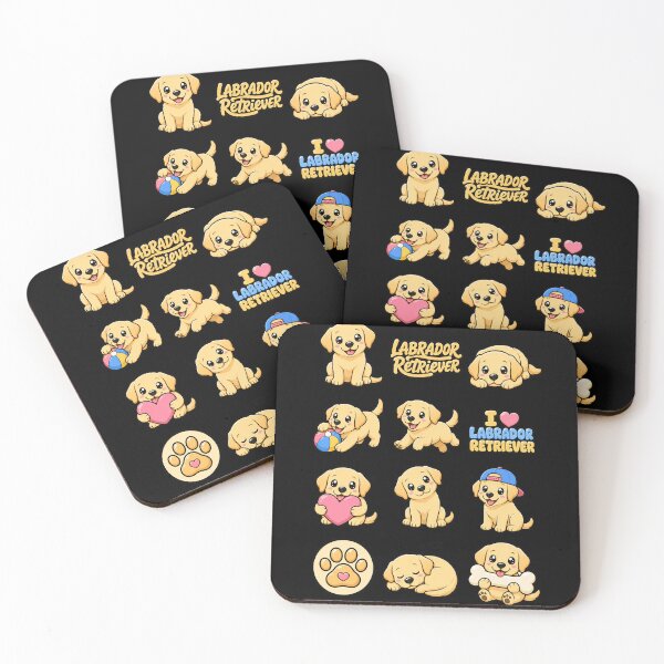 Item preview, Cute Labrador Retriever stickers and apparel design designed and sold by rafaeltto.