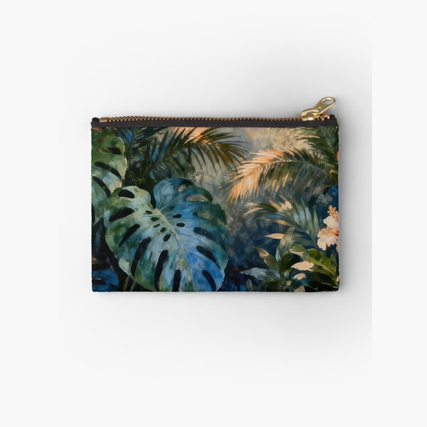 Item preview, Tropical Jungle Wall Art, Lush Botanical Painting, Rainforest Canopy Print, Exotic Nature Decor designed and sold by stylishdzign.
