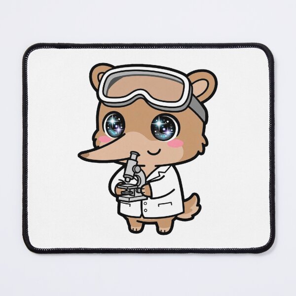 Item preview, Kawaii Bandicoot Scientist Microscope Lab Art designed and sold by Wildlife-Walk.
