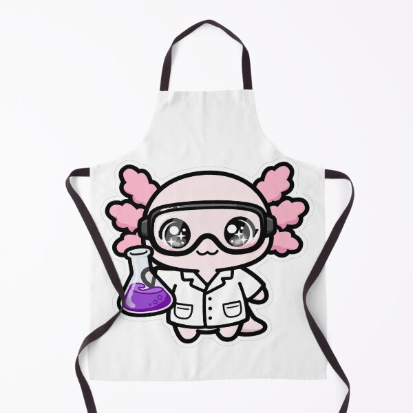 Item preview, Kawaii Axolotl Chemistry Lab Flask Scientist designed and sold by Wildlife-Walk.