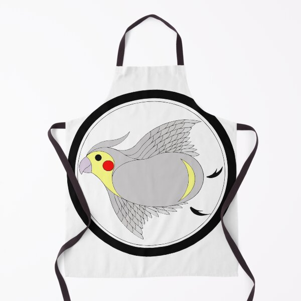 Item preview, Grey Cockatiel Flying In Profile designed and sold by numenee.