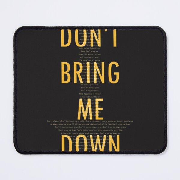 Item preview, Don'T Bring Me Down Classic Rock Retro 70S Vintage Music Lyrics Aesthetic Typography Design | ⭐⭐⭐⭐⭐ designed and sold by Rex-6369.