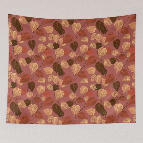 Item preview, Radiant Pothos Print - Hawaiian Flower Pattern - Christmas Gifts For Her designed and sold by RoyalStarsPatts.