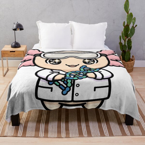 Item preview, Kawaii Axolotl Scientist Holding DNA Helix designed and sold by Wildlife-Walk.