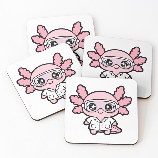 Item preview, Kawaii Pink Axolotl Scientist Lab Coat designed and sold by Wildlife-Walk.