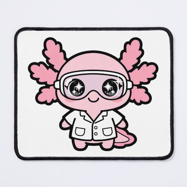 Item preview, Kawaii Pink Axolotl Scientist Lab Coat designed and sold by Wildlife-Walk.