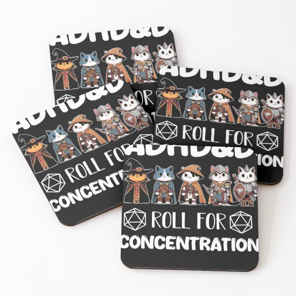 Item preview, Adhdd Roll For Concentration White Version designed and sold by havicestickt.