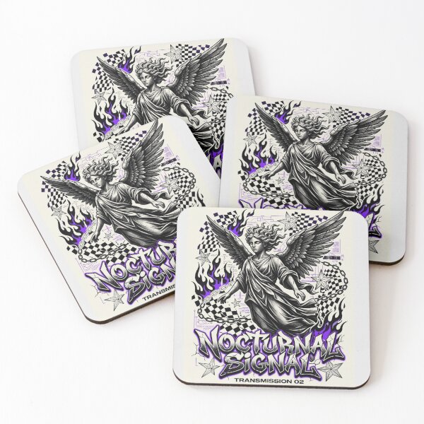 Item preview, Nocturnal Signal Gothic Angel Racing Streetwear Design designed and sold by @SHINTOSARTSTORE.