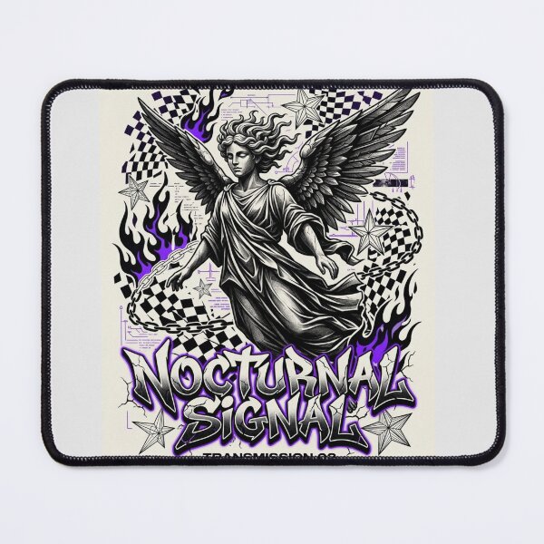 Item preview, Nocturnal Signal Gothic Angel Racing Streetwear Design designed and sold by @SHINTOSARTSTORE.