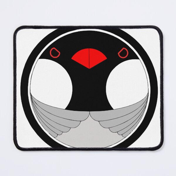 Item preview, Round Finch Face With Red Beak designed and sold by numenee.