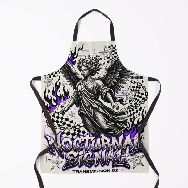 Item preview, Nocturnal Signal Gothic Angel Racing Streetwear Design designed and sold by @SHINTOSARTSTORE.