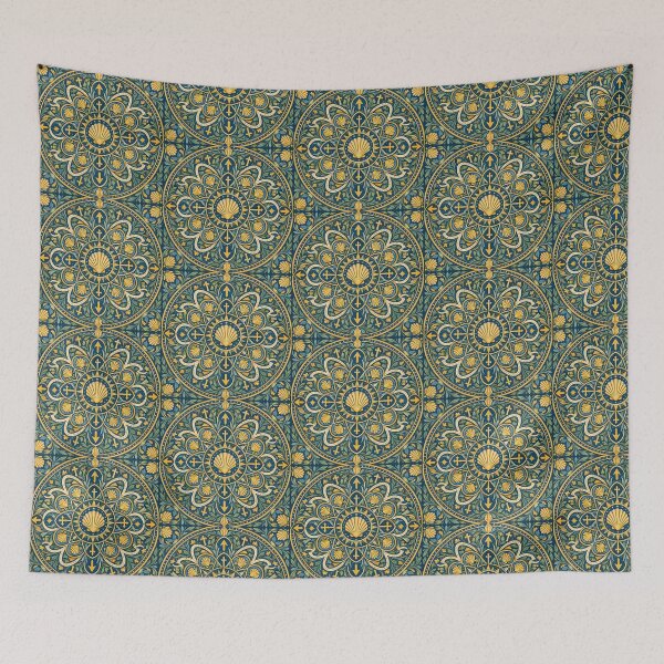 Item preview, Camino de Santiago Mandala with Scallop Shells and Arrows designed and sold by Sybille-Yates.