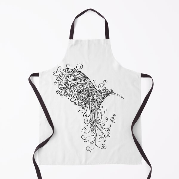 Item preview, Zentangle Hummingbird Tribal Swirl Art designed and sold by Wildlife-Walk.