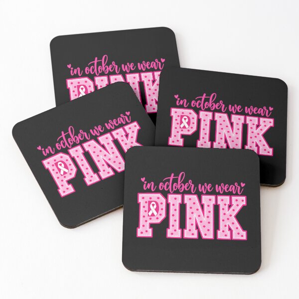 Item preview, in October We Wear Pink Breast Cancer Awareness Pink Support T-Shirt designed and sold by Trendably.