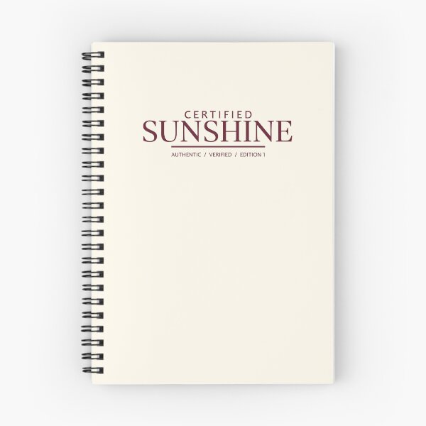 Item preview, Certified Sunshine | Burgundy Editorial Serif & Authentic Stamp Typography designed and sold by Sparkle First Co..