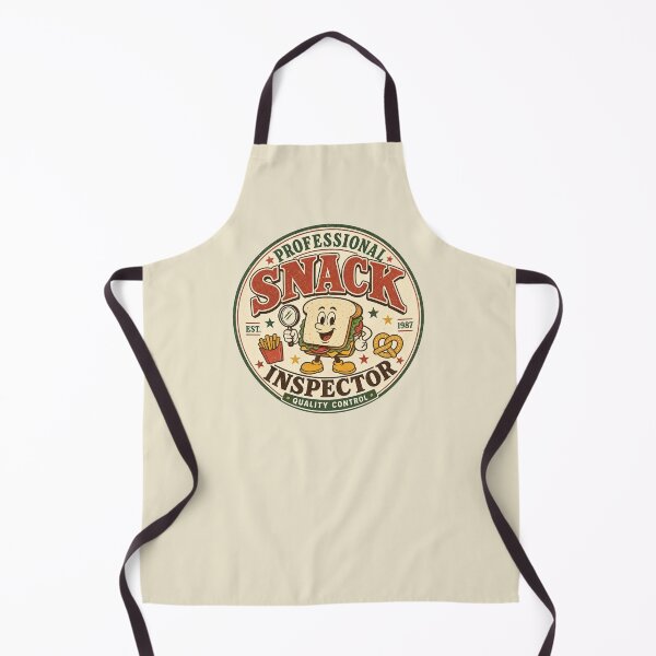 Item preview, Professional Snack Inspector – Funny Vintage Food Design designed and sold by shirtorama-de.
