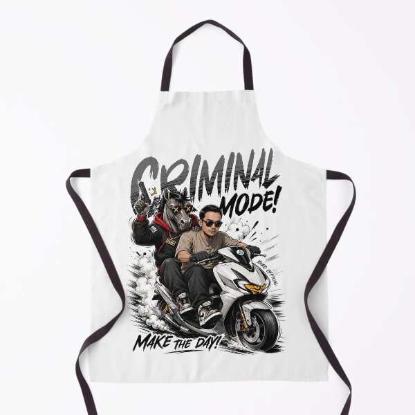 Item preview, Mighty Horse Criminal Mode Scooter Art designed and sold by Jenbaido.